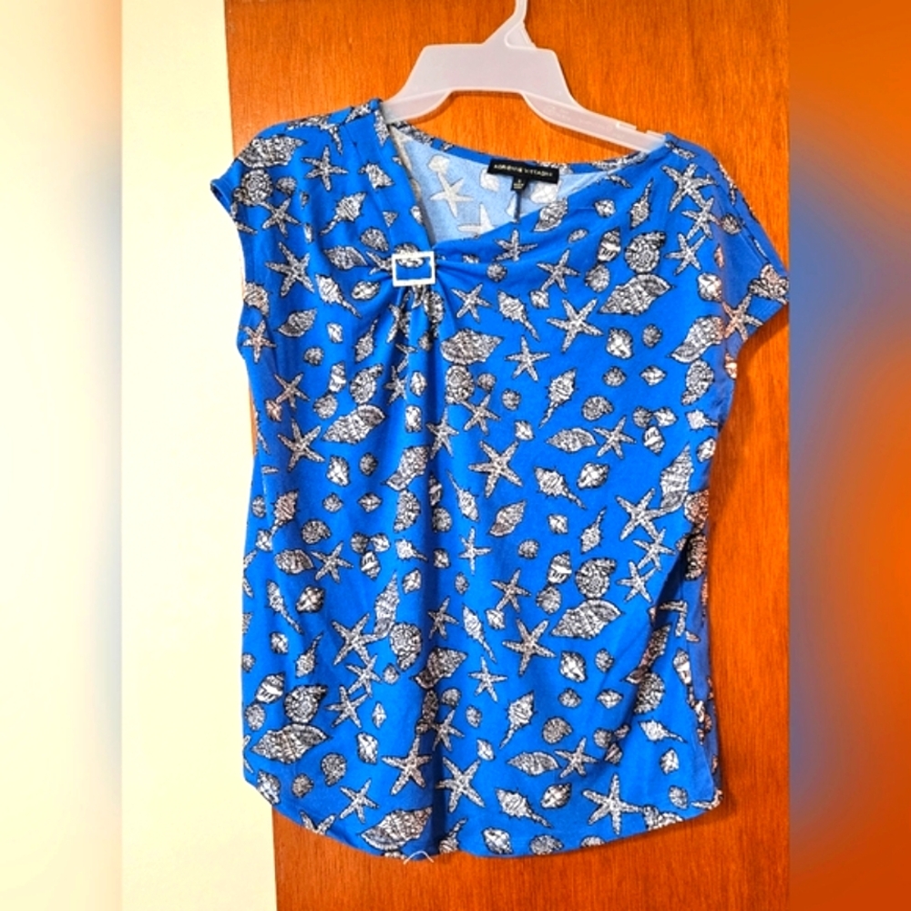 Adrienne Vittadini Seashell Blouse